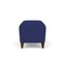 Lesro Siena Lounge Reception Loveseat Bench, Walnut, OH Cobalt Upholstery SN6001 - alternate 3
